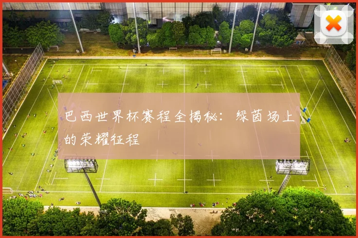 巴西世界杯赛程全揭秘：绿茵场上的荣耀征程