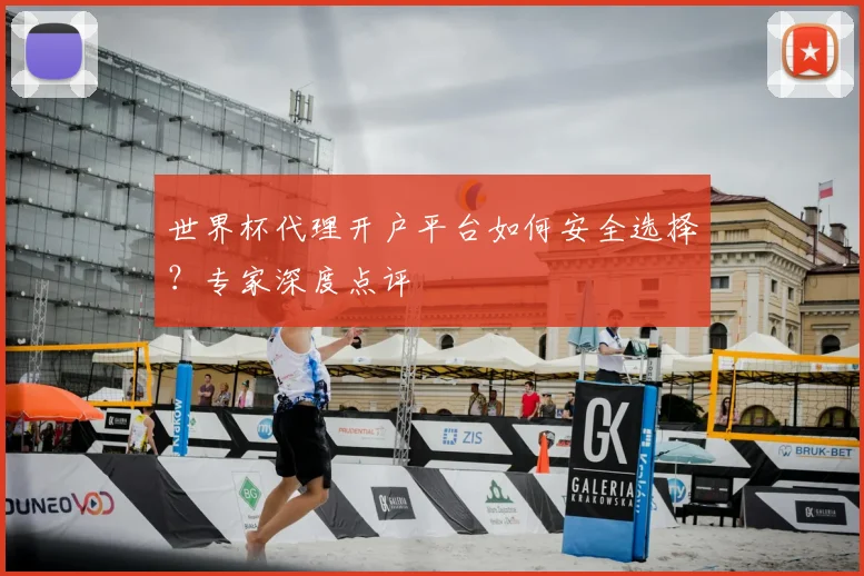 世界杯代理开户平台如何安全选择?专家深度点评